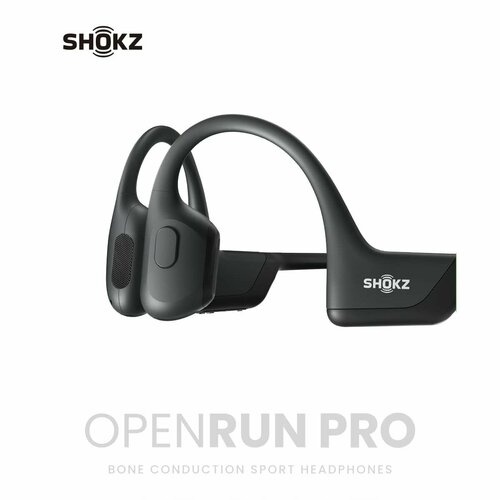 Беспроводные наушники SHOKZ OpenRun Pro S810 костная проводимость спортивные наушники черный, черный матовый