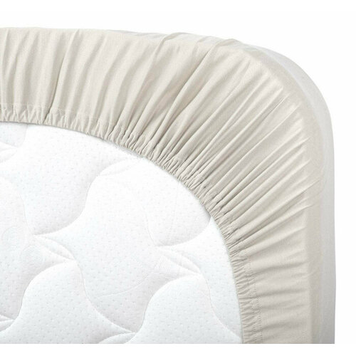 Простыня на резинке 100х70 см 87522 Milky 1022₽