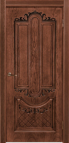 Изображение товара Дверь Верда Муар шпон Орех натуральный 2 2000*600