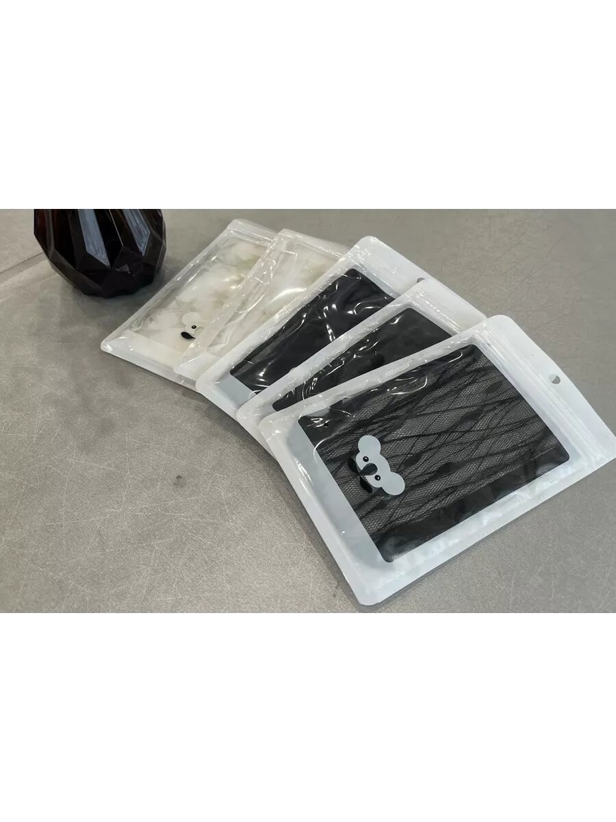 Митенки - рукав в сетку звезды, черные — фото 1