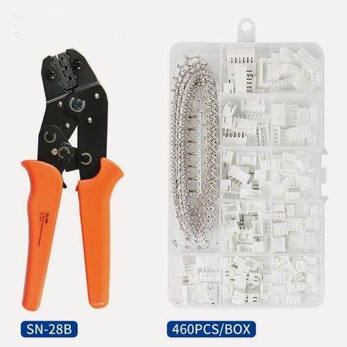 Изображение товара Набор JST с клещами для обжима 0,25-1 мм