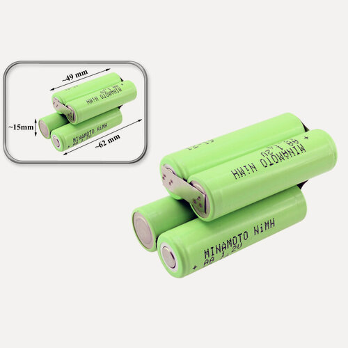 Изображение товара Аккумуляторная батарея 4.8V, Ni-MH, для аккумуляторной отвертки DeFort; Skil 2348; Ермак 646-192 и др.