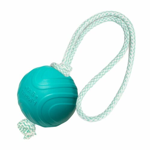 Игрушка для собак Gamma ГАВ гамыч "Мячик с веревкой", 7,5 см