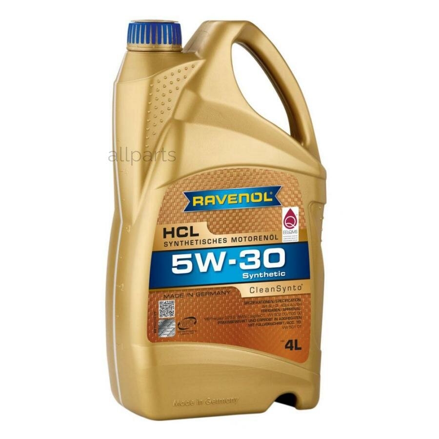 RAVENOL 4014835722996 SAE 5W-30 4L HCL NEW моторное масло