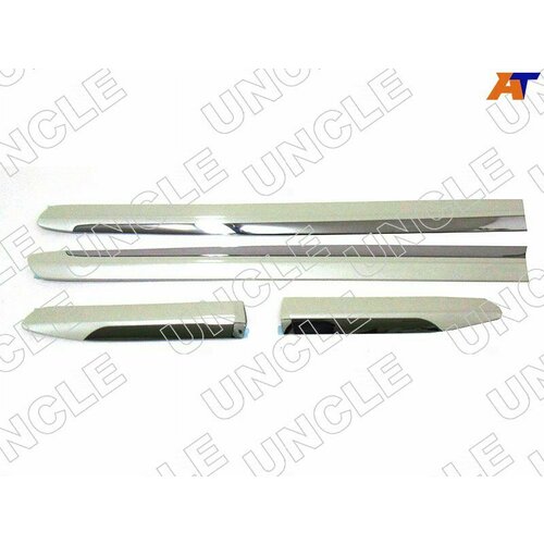 Молдинг кузова (комплект) для Тойота Ленд Крузер Прадо 150 рестайлинг 2 2017-2020 год выпуска (Toyota Land Cruiser Prado 150 рестайлинг 2) UNCLE.