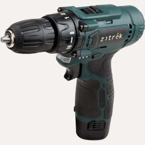 Изображение товара Дрель-шуруповерт аккумуляторная Zitrek Green 12V Plus, 12В, 1х1,5Ач (085-1013)
