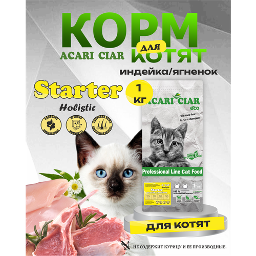 Сухой корм Starter для котят, беременных и кормящих кошек