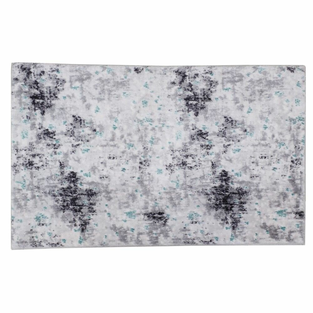 Ковер Plato Hali Parantez Class 9162 Cesme 4071 Grey&Emerald Прямоугольник (1.5x2.3 м)