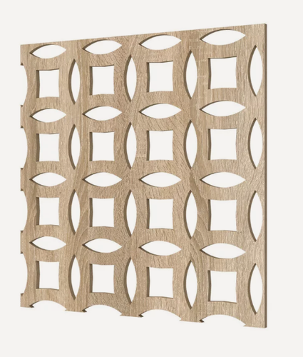 Изображение товара Перфорированная Панель Cosca Сусанна ХДФ Дуб Сонома В1030хШ695 мм / Коска.