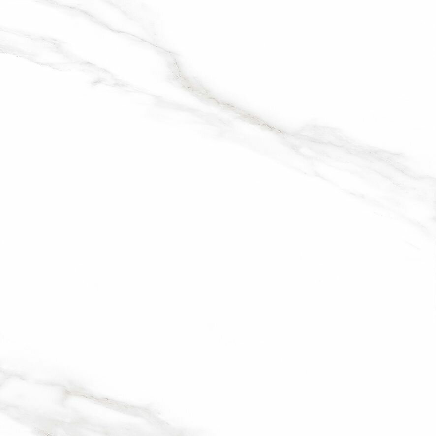 Плитка из керамогранита Ceradim Керамогранит Carrara Excellent Silver белый мат 60x60 77 мм (цена за 1.44 м2)