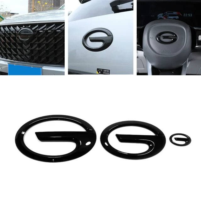 3 шт./комплект, Декоративные Чехлы для автомобильных аксессуаров Trumpchi GAC GS8 2022 2023, 2black