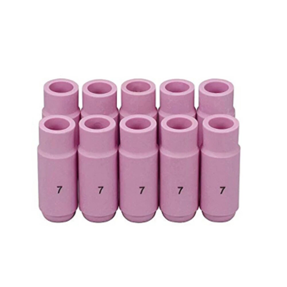 10 шт  алюминиевые сопла для сварки вольфрамовым электродом 10N47  7 7 16  10PCS