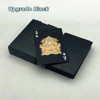 Пластиковые покерные карты, Черный
