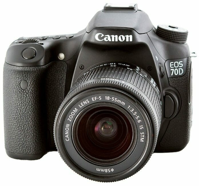 Фотоаппарат Canon EOS 70D Kit черный 18-55mm f/3.5-5.6 DC STM