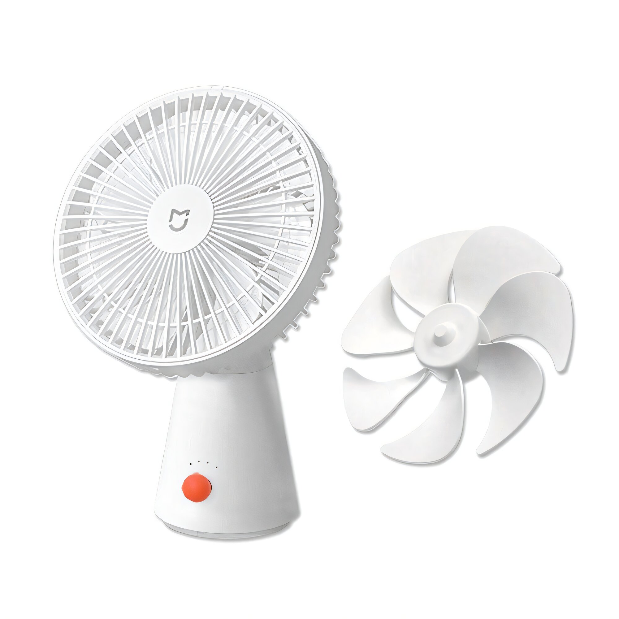 Картинки Портативный настольный вентилятор Mijia Desktop Fan 4000mAh (ZMYDFS01DM) (White) CN