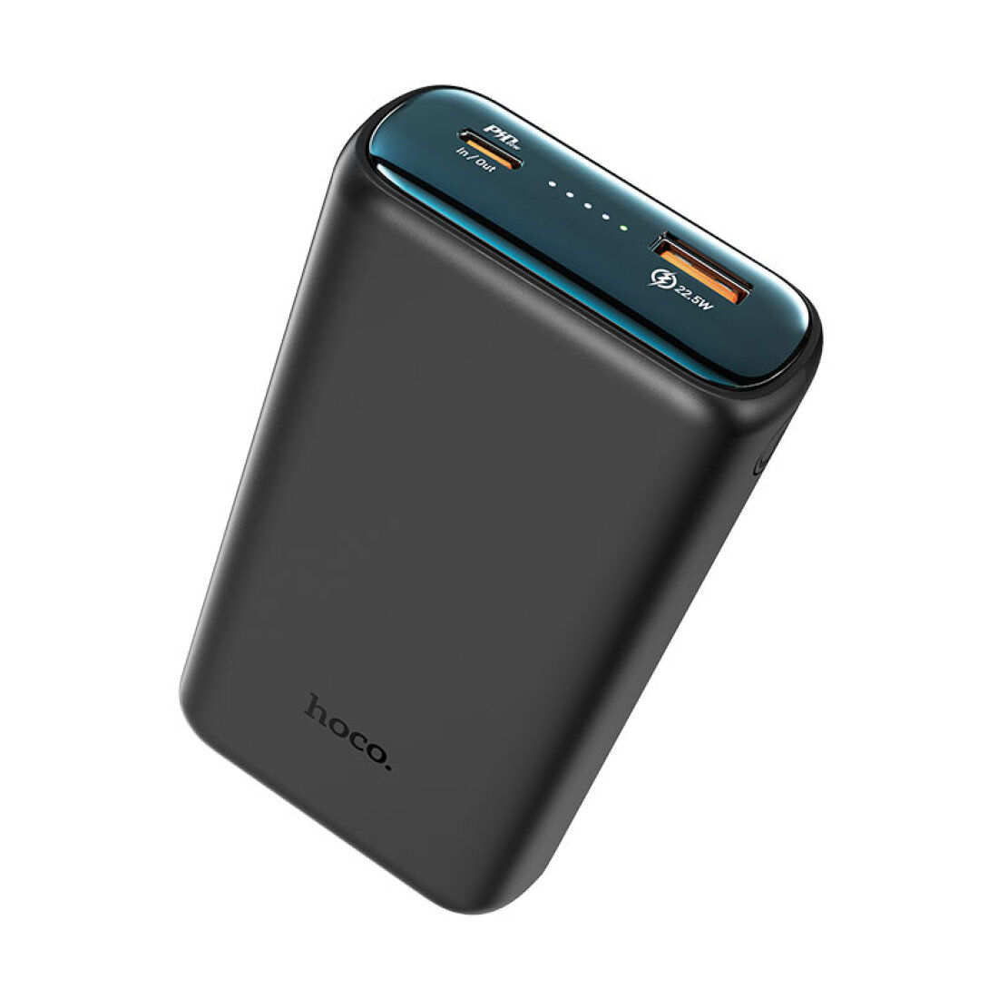 Универсальный Доп. Аккумулятор 20000mAh Q1A HOCO выход 1 USB (22.5W) 1 PD (20W) вход Type-C черный