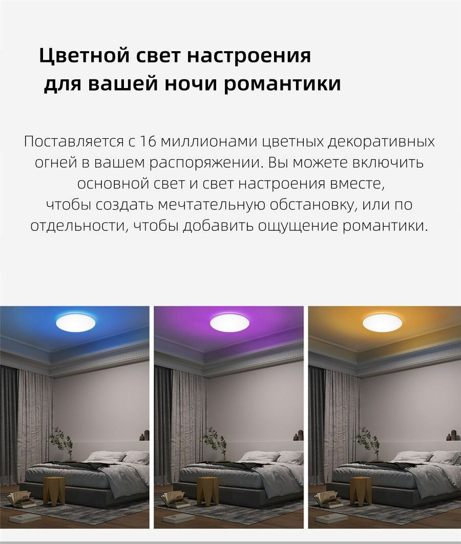 Изображение Потолочный светильник Yeelight Умный дом