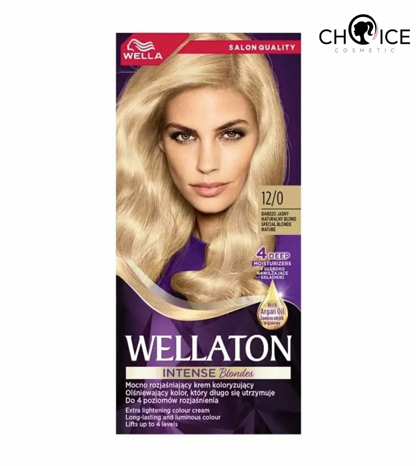 Wellaton стойкая крем-краска для волос 12/0 - светлый натуральный блонд 130 мл