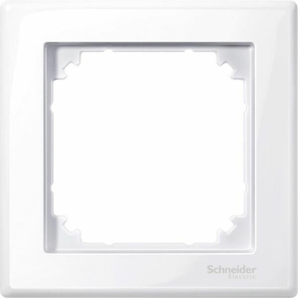 Schneider Electric M-Smart MTN478125 Рамка 1-постовая (универсальная, белый) Merten - фото №3