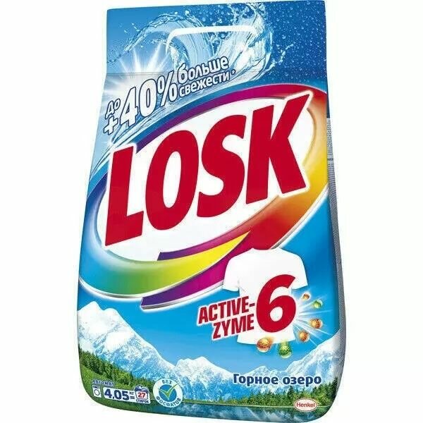 Стиральный порошок Losk Автомат Колор, 4050 г, Горное Озеро