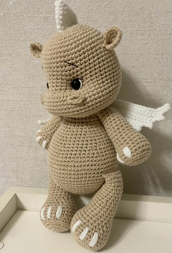 Изображение товара Вязаная игрушка дракон