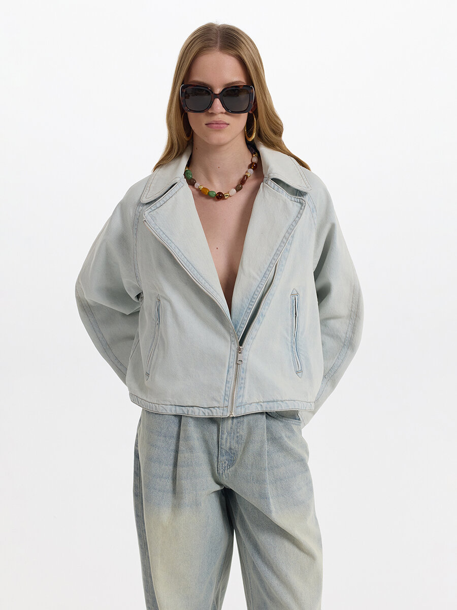 Куртка LOVE REPUBLIC, размер 50, ультра светлый индиго