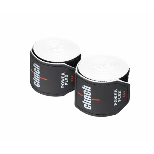 Бинты боксерские Clinch Boxing Hand Wrap Power Flex белые (длина 2.55 м)