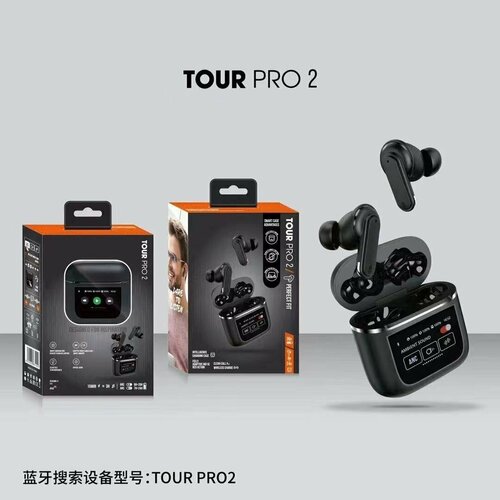Наушники беспроводные Tour PRO 2 с микрофоном Bluetooth USB Type-C черный белый бежевый 2590₽