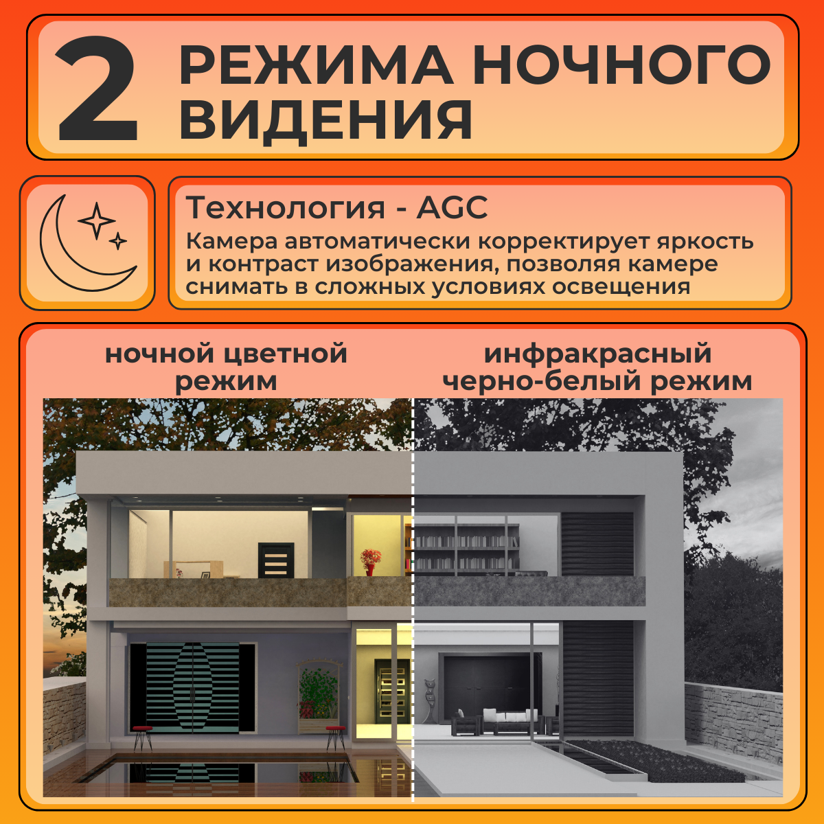 Камера видеонаблюдения wifi уличная поворотная 8 Мп с датчиком движения — фото 1