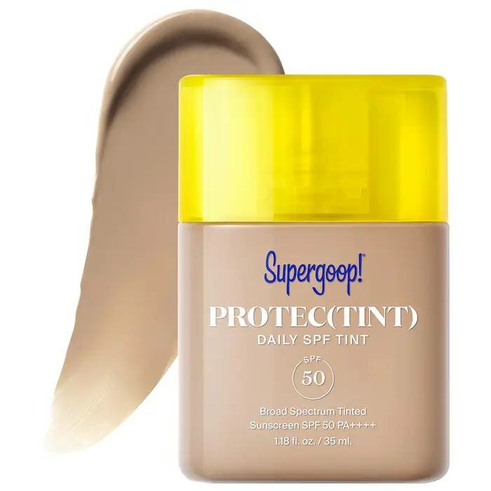 Солнцезащитный крем Supergoop Protec Tint Daily, SPF 50, с тонирующим эффектом, 24 N