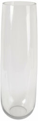 Ваза для цветов TODELIA "Гертруда", высота 65 см, стекло, прозрачная