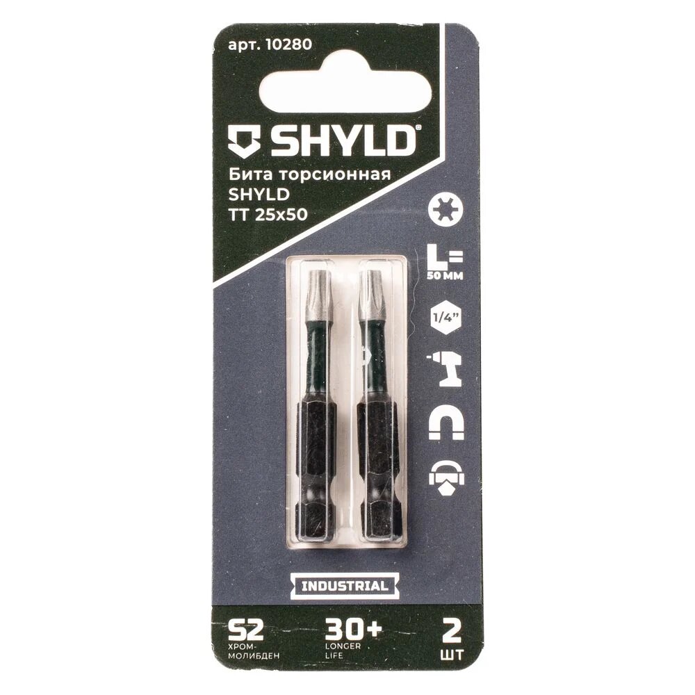 SHYLD Бита торсионная Torx Tamper 25x50 (2шт.) 6691381