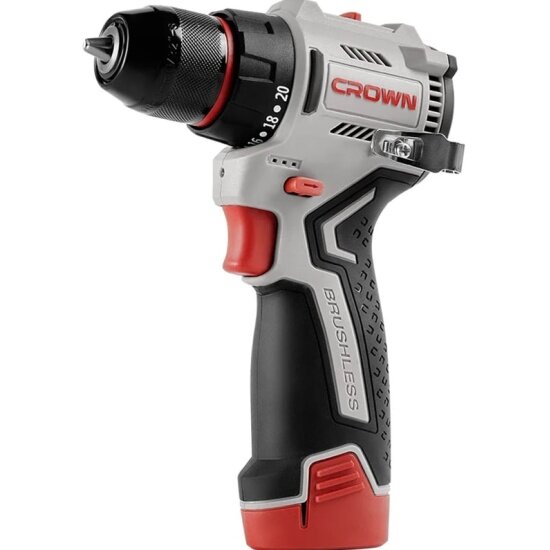 Дрель-шуруповерт аккумуляторная Crown Professional CROWN CT21129HMX-2 BMC