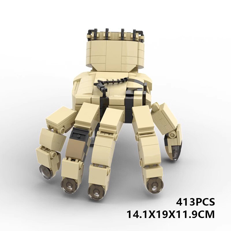 Строительные блоки KTmocs MOC, совместимые с орнаментами LEGO Wednesday Little Broken Hand Dansi, сборная модель игрушки