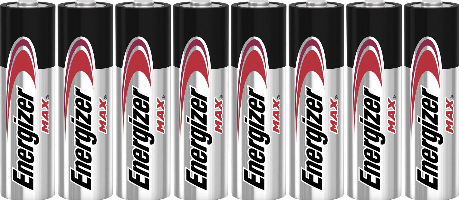 Батарейки Energizer "Max", щелочные, тип АА, без ртути, 1,5 В, 4 шт.