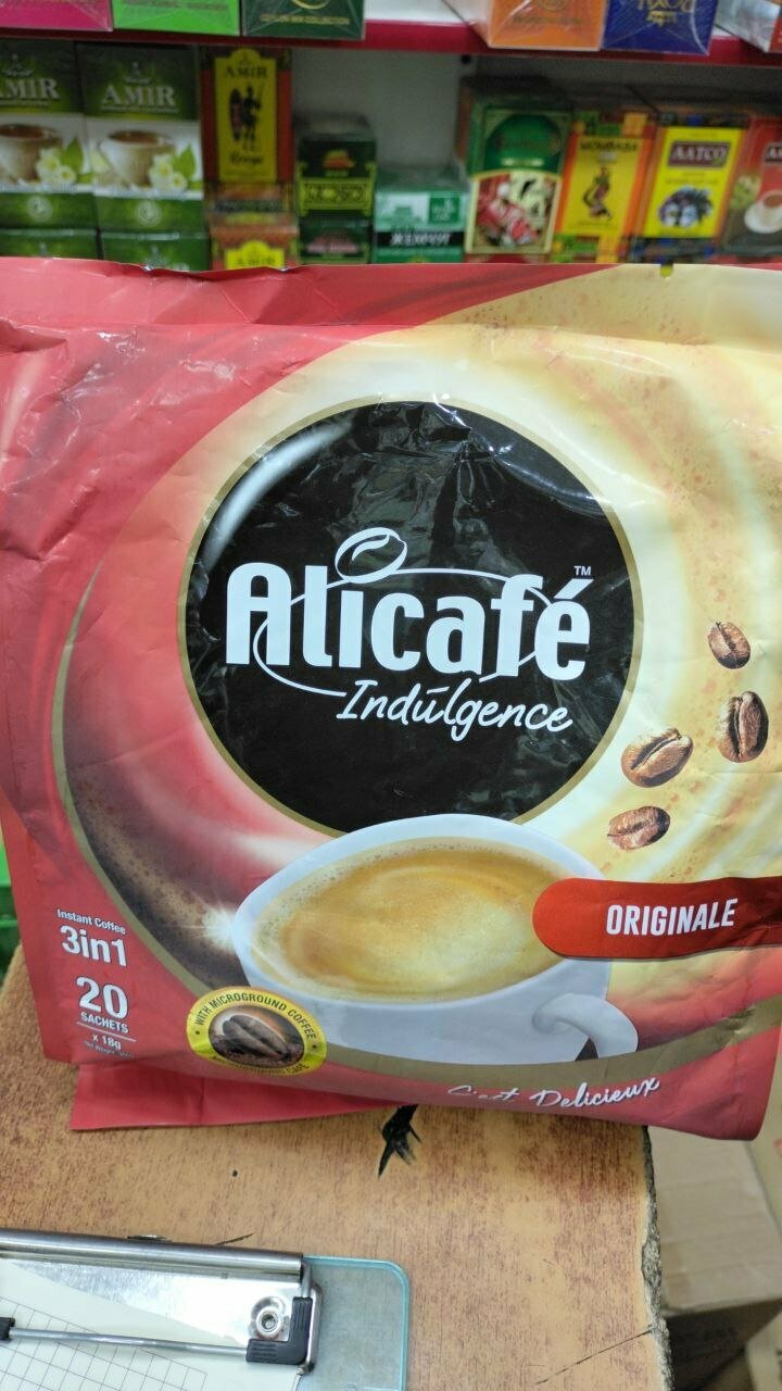 Растворимый кофейный напиток Alicafé Indulgence, Orginal, 3 в 1 — фото 1