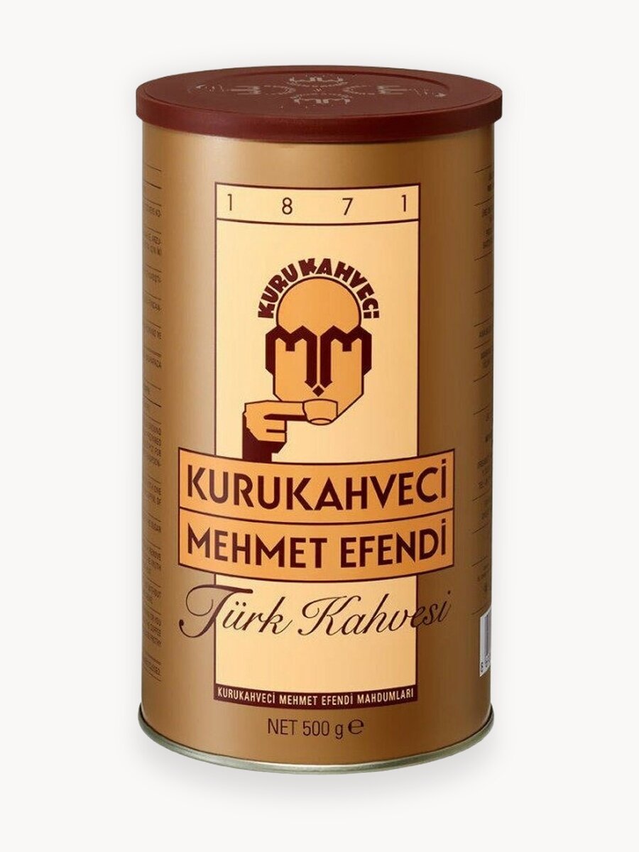 Кофе молотый Kurukahveci Mehmet Efendi жестяная банка, 500 г