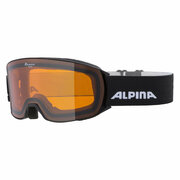 Очки горнолыжные ALPINA Nakiska Black Matt/Orange S2