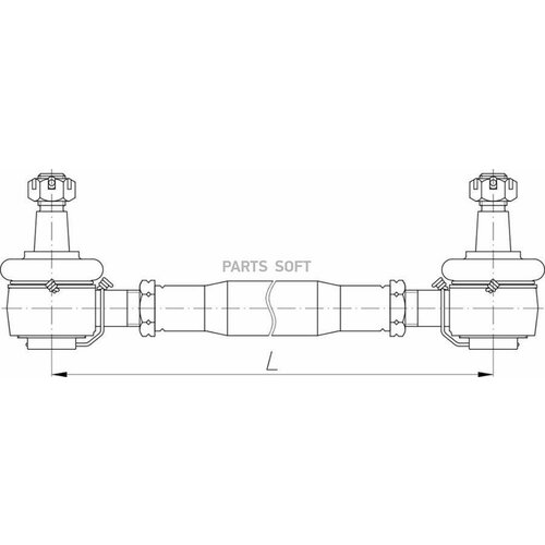BELCARD 803003010 Тяга руевая МТЗ-320 (усиенная) бекард