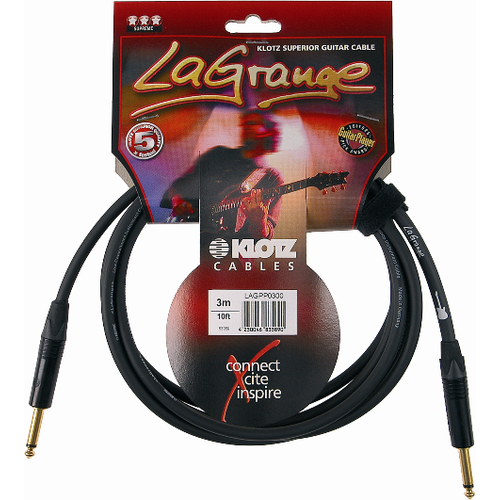 KLOTZ LAGPP0600 готовый инструментальный кабель серия 'La Grange' GY107, длина 6м, моно Jack Neutrik - моно Jack Neutrik(контакт
