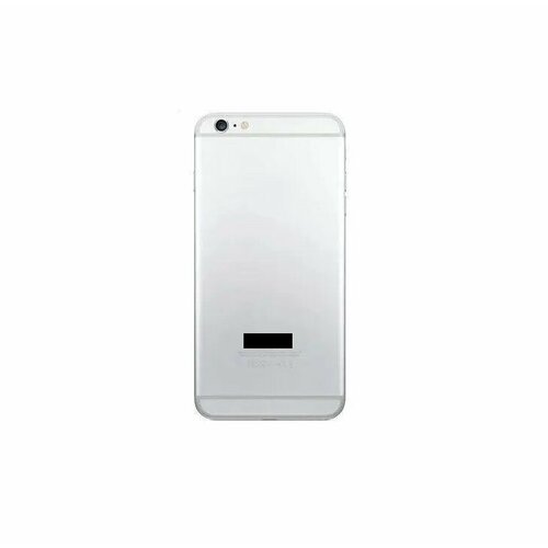 задняя крышка для iphone 6 plus 5 5 серебристая Задняя крышка (корпус) для iPhone 6 Plus Белый (с кнопками)