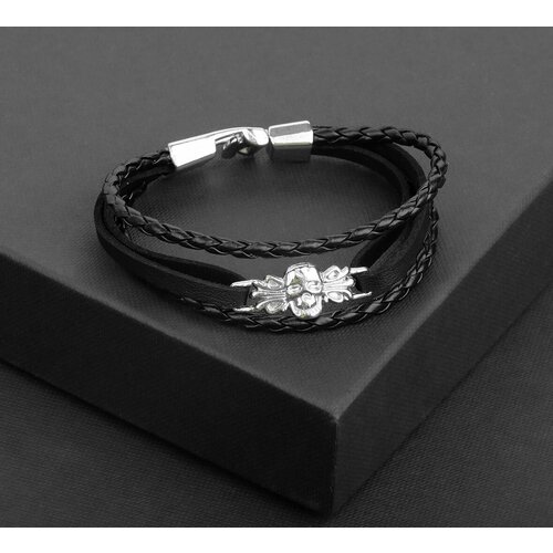 фото Браслет, металл, 1 шт., черный нет бренда