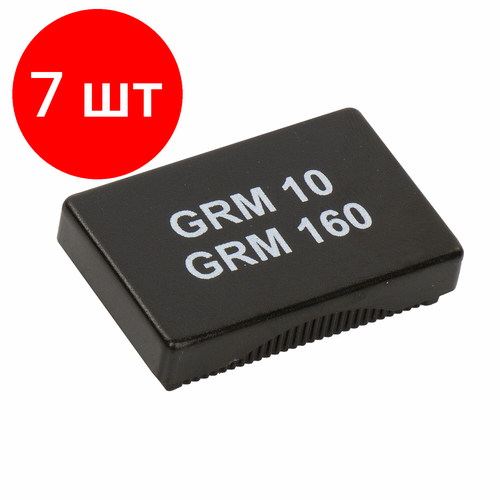 Комплект 7 шт, Подушка сменная 26х9 мм, синяя, для GRM 10, 120, 160, 4810 new, Colop Pr10, S120, 126, 120/W, 178406001