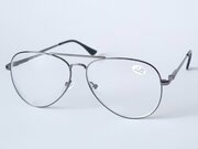 Готовые очки для зрения FM / очки для коррекции зрения / мужские / женские готовые очки / очки - авиаторы 1068 c1-2