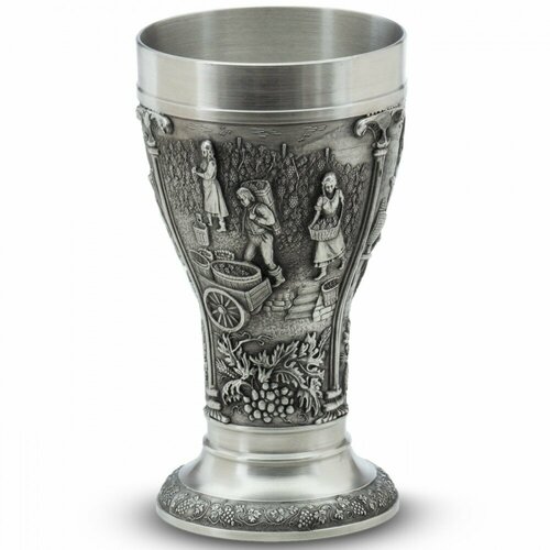 Коллекционный пивной бокал из олова 