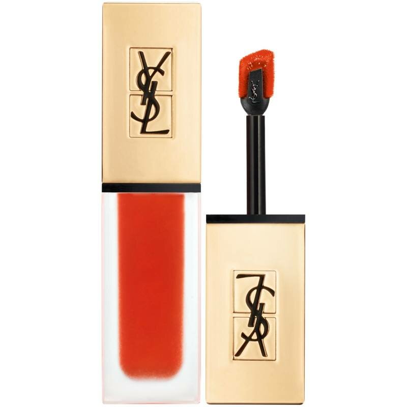 Помада жидкая матовая Yves Saint Laurent tatouage couture matte stain 2 - Crazy Tangerine