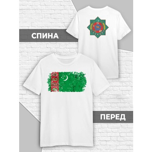 фото Футболка, размер 6xl (62-64), белый printech
