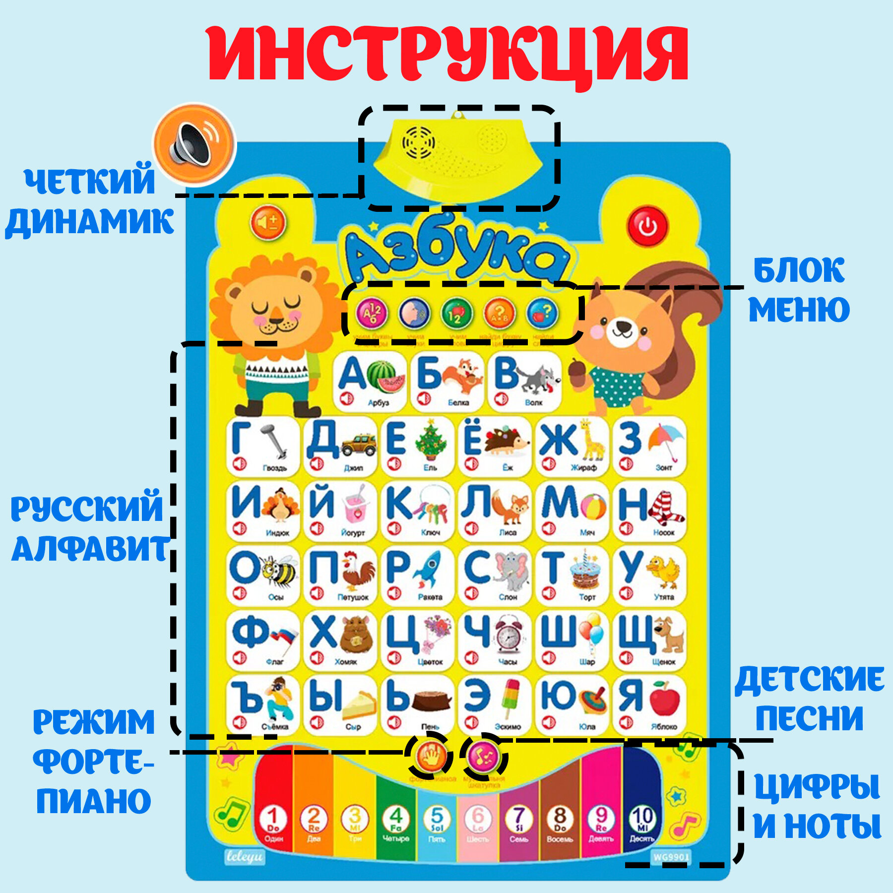 Детские обучающие песни и мультфильмы для изучения алфавита — купить по  низкой цене на Яндекс Маркете