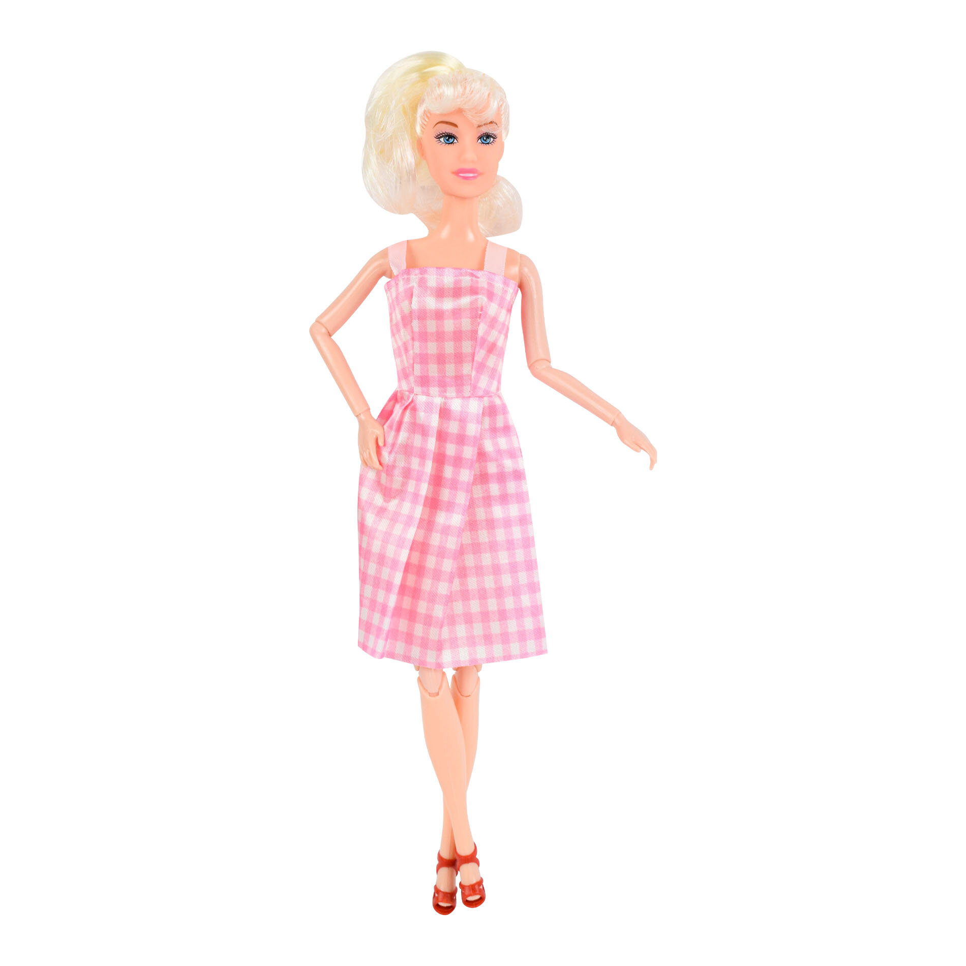 Кукла тип Барби/Шарнирная/розовый