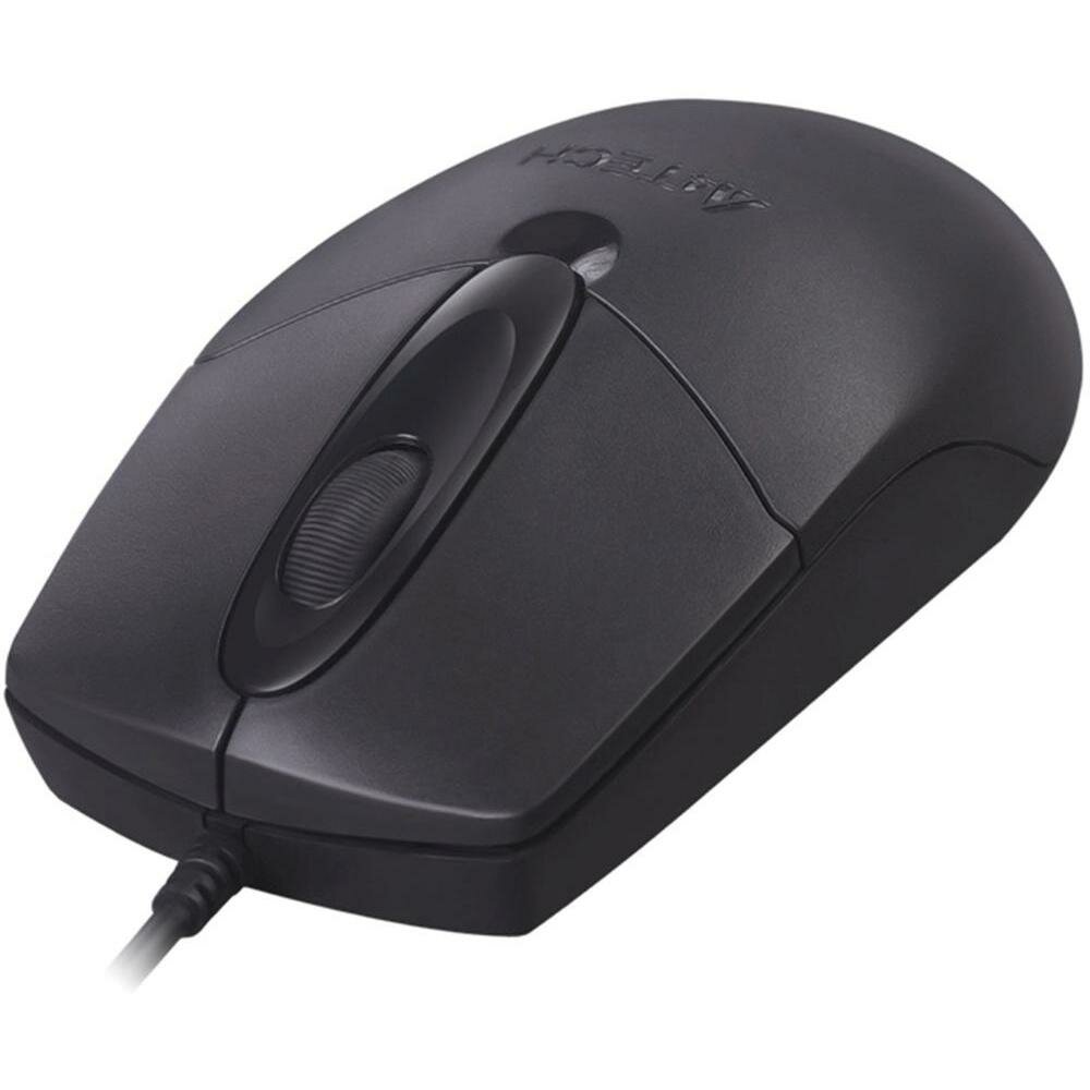 Мышь проводная A4Tech OP-720S black (USB оптическая silent 1200dpi 2but) (OP-720S)
